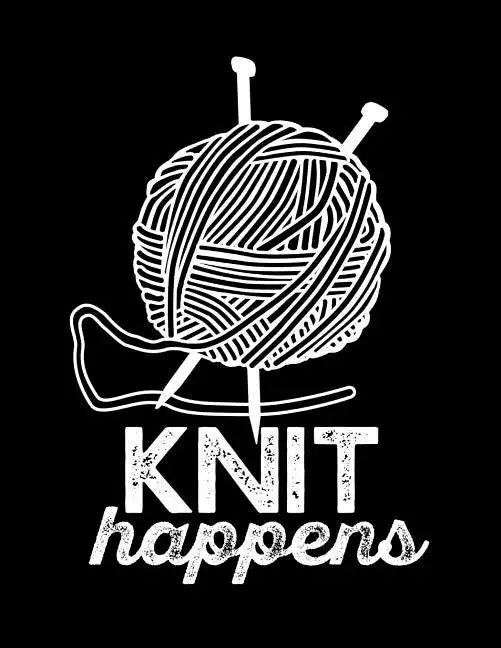 KNIT HAPPENS Knitting Graph Paper 2: 3: Design Your Own Knitting Projects 8.5" x 11" 200 Pages - Paperback