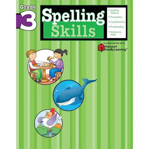 Spelling Skills: Grade 3 (Flash Kids Harcourt Family Learning) - Paperback