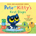 Pete the Kitty's First Steps: Book and Milestone Cards - Board Book