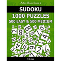 Sudoku 1,000 Puzzles, 500 Easy and 500 Medium: Keep Your Brain Active For Hours With This Sudoku Puzzle Book - Paperback