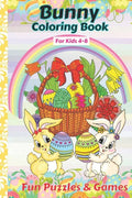 Bunny Coloring Book For kids 4-8 Fun Puzzles And Games: Bunny Activity And Coloring Book Gift For Kids age 4, 5, 6, 7, 8 - Paperback