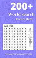 200+ Difficult World search Puzzles Hard: World search puzzle book for Kids & adults - Paperback
