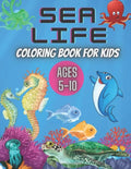 Sea Life Coloring Book for Kids Ages 5-10: Ocean Designs: Sharks, Sea Horses, Fish, Sea Turtles, Crabs, Octopus, Jellyfish Detailed Designs. - Paperback