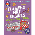 Amazing Machines Flashing Fire Engines Sticker Activity Book - Paperback