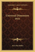 Universal Dimension 1931 - Paperback
