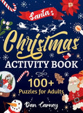 Santa's Christmas Activity Book: 100+ Puzzles for Adults - Hardcover