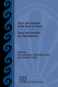 Texts and Contexts of the Book of Sirach / Texte und Kontexte des Sirachbuches - Paperback