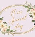 Our Special day, wedding guest book to sign (Hardback) - Hardcover