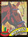 Circle Mosaics Coloring Book 4: Cute Animals Coloring Pages Color by Number Puzzle for Adults - Paperback