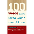 100 Words Every Word Lover Should Know - Paperback