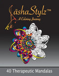 40 Therapeutic Mandalas: Adult Coloring Book - Paperback