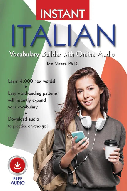 Instant Italian Vocabulary Builder with Online Audio - Paperback