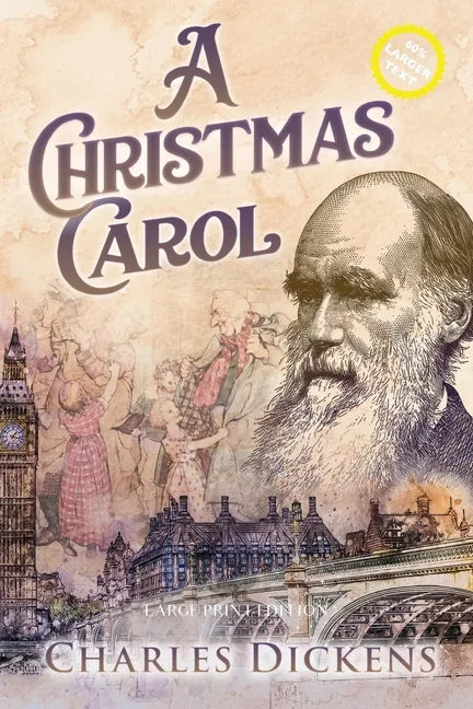 A Christmas Carol (Large Print, Annotated) - Paperback