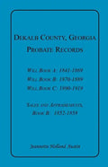 DeKalb County, Georgia, Probate Records - Paperback