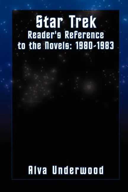 Star Trek Reader's Reference to the Novels: 1980-1983 - Paperback