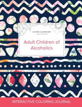 Adult Coloring Journal: Adult Children of Alcoholics (Butterfly Illustrations, Tribal Floral) - Paperback
