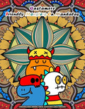 Qastamere Friendly Monsters On Mandalas: Coloring Book for Adults and older Children and teens. Funny designs of adorable monsters placed in front of - Paperback