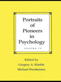 Portraits of Pioneers in Psychology: Volume IV - Paperback