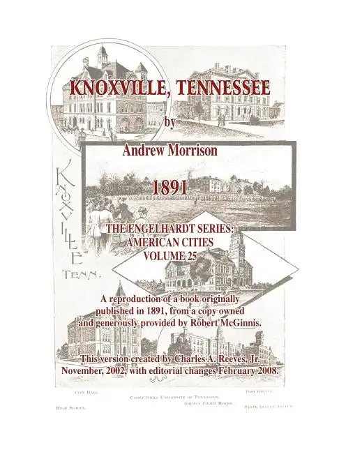 Knoxville, Tennessee - 1891 - Morrison - Paperback