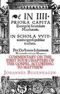 Commentary on the First Four Chapters of the Gospel according to Matthew - Paperback