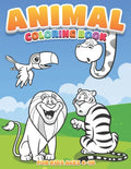 Animal Coloring Book For Kids: Fun and Cute Animal Coloring Book for kids Ages 4-10 - Paperback