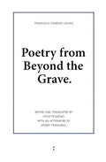 Poetry from Beyond the Grave - Paperback
