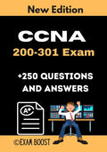 CCNA 200-301 Exam +250 Questions and Answers: Actual Exam to prepare for CCNA Certification - Paperback