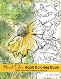 Foral Calm: Adult Coloring Book: Best after work meditation book - Paperback
