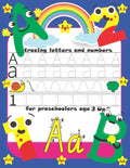 tracing letters and numbers for preschoolers age 2 up: Trace Letters: Alphabet Handwriting Practice workbook for kids-Preschool writing Workbook.110 p - Paperback