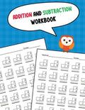 Addition and Subtraction Workbook: One Page A Day Single Digit Math Workbook for Prek to 1st Grade Students - Paperback