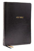 Kjv, Foundation Study Bible, Large Print, Leathersoft, Black, Red Letter, Comfort Print: Holy Bible, King James Version - Imitation Leather