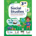 3rd Grade Social Studies: Daily Practice Workbook 20 Weeks of Fun Activities History Civic and Government Geography Economics + Video Explanatio - Paperback