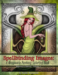 Spellbinding Images: A Grayscale Fantasy Coloring Book: Beginner's Edition - Paperback