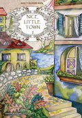 Adult Coloring Book: Nice Little Town - Paperback
