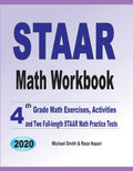 STAAR Math Workbook: 4th Grade Math Exercises, Activities, and Two Full-Length STAAR Math Practice Tests - Paperback