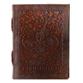 Floral Leather Journal Medium - Leather