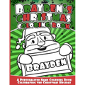 Brayden's Christmas Coloring Book: A Personalized Name Coloring Book Celebrating the Christmas Holiday - Paperback