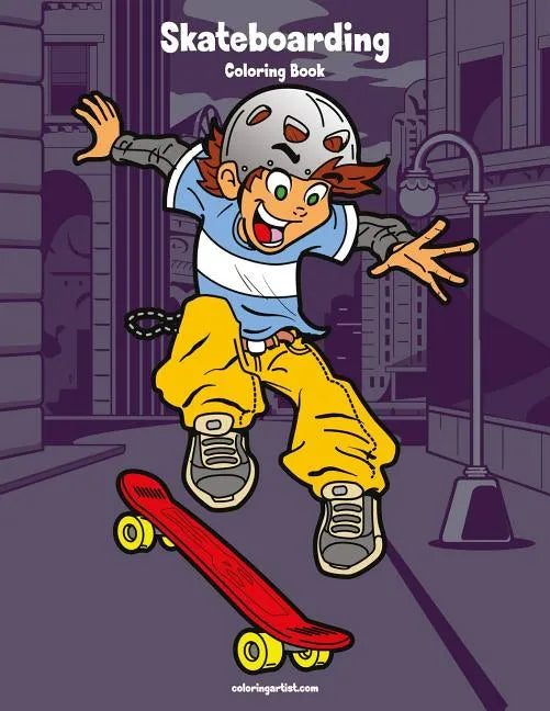 Skateboarding Coloring Book 1 - Paperback