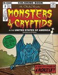 Mr. Cthulhu Presents: Monsters and Cryptids in the United States of America: Coloring Book - Paperback