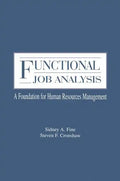 Functional Job Analysis: A Foundation for Human Resources Management - Paperback