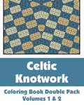 Celtic Knotwork Coloring Book Double Pack (Volumes 1 & 2) - Paperback