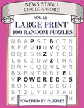 News Stand Circle a Word Vol.13: Large Print 100 Random Puzzles - Paperback