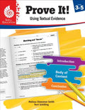 Prove It! Using Textual Evidence, Levels 3-5 - Paperback