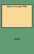 Index to Georgia Wills - Paperback
