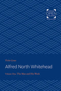 Alfred North Whitehead Vol 1: The Man and His Work - Paperback