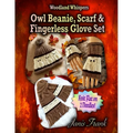 Owl Beanie, Scarf and Fingerless Glove Set - Paperback