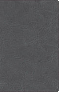 CSB Thinline Bible, Charcoal Leathertouch - Imitation Leather