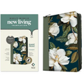 NLT Compact Giant Print Zipper Bible, Filament Enabled (Leatherlike, Magnolia Sage Green, Indexed, Red Letter) - Imitation Leather