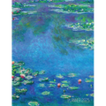 Claude Monet Daily Planner 2025: Water Lilies Painting Artistic French Impressionism Art Flower Organizer - Paperback