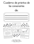 Cuaderno de práctica de las consonantes - Paperback